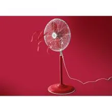 Swan Retro 16 Inch Stand Fan (Red)