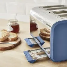 Swan 4 Slice Nordic Style Toaster ST14620BLUN (Blue)