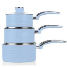 Swan Retro 5 Piece Cookware Set (Blue)