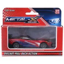 Emco Pull Back Die Cast Car 24Asst 1:43 (6266)