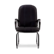 Fabric Mid Back Visitor Chair V003-BL-S - Black